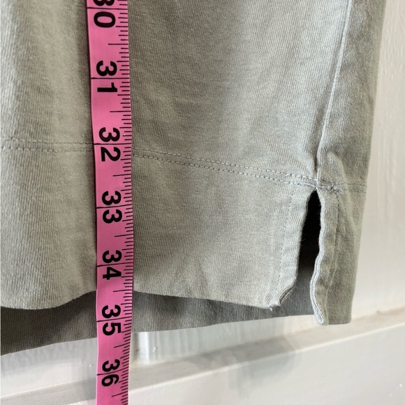 Everlane Organic Cotton Olive Green Polo Shirtdress with White Collar Size Small - Picture 7 of 11